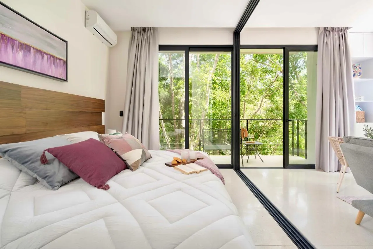 Stylish And Peaceful Jungle Studio At 525 Tulum Apartmán