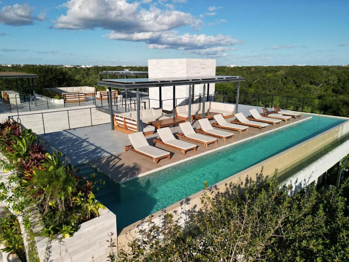 Stylish And Peaceful Jungle Studio At 525 Tulum Apartmán