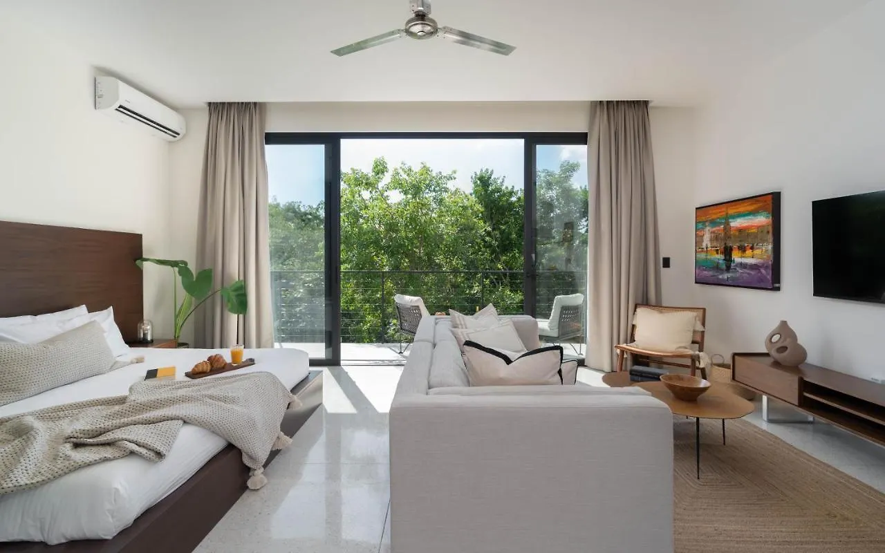 Stylish And Peaceful Jungle Studio At 525 Tulum Apartmán