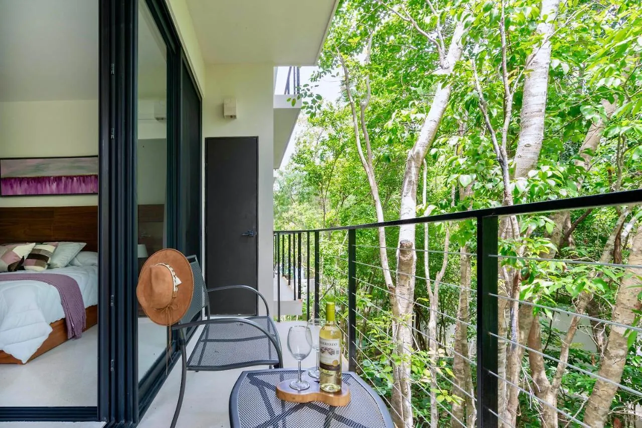 Stylish And Peaceful Jungle Studio At 525 Tulum Apartmán