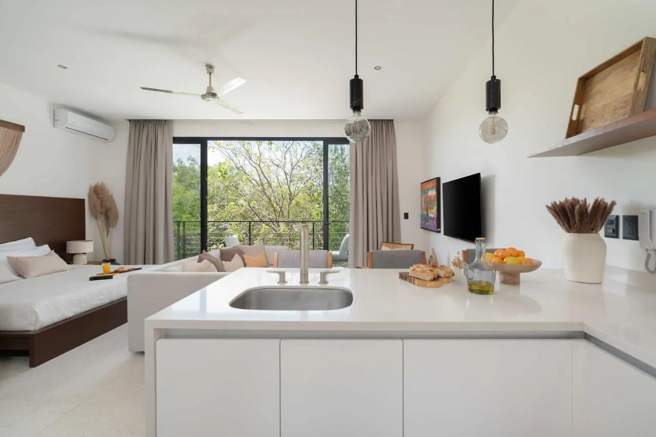 Stylish And Peaceful Jungle Studio At 525 Tulum Apartmán